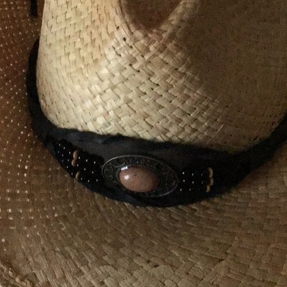 Cowboy Women’s Stone Band Raffia Hat ⭐️⭐️⭐️⭐️⭐️NEW main image 6